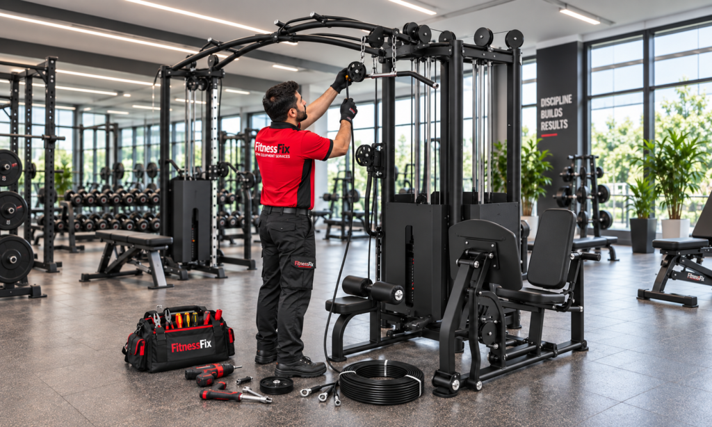 FitnessFix service and equipment repair work