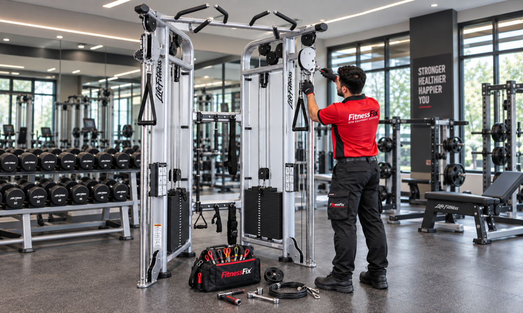 FitnessFix service and equipment repair work